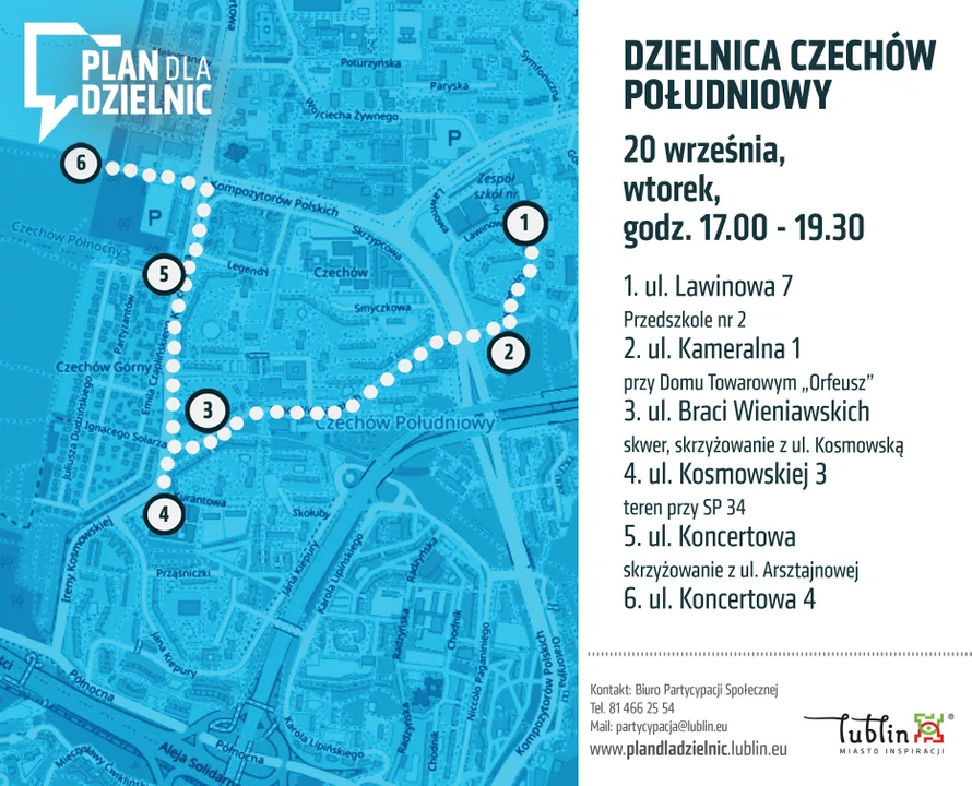 Lublin: Mieszkańcy zgłoszą pomysły dotyczące dzielnic. Będą kolejne spacery z "Planu dla Dzielnic" - Zdjęcie główne