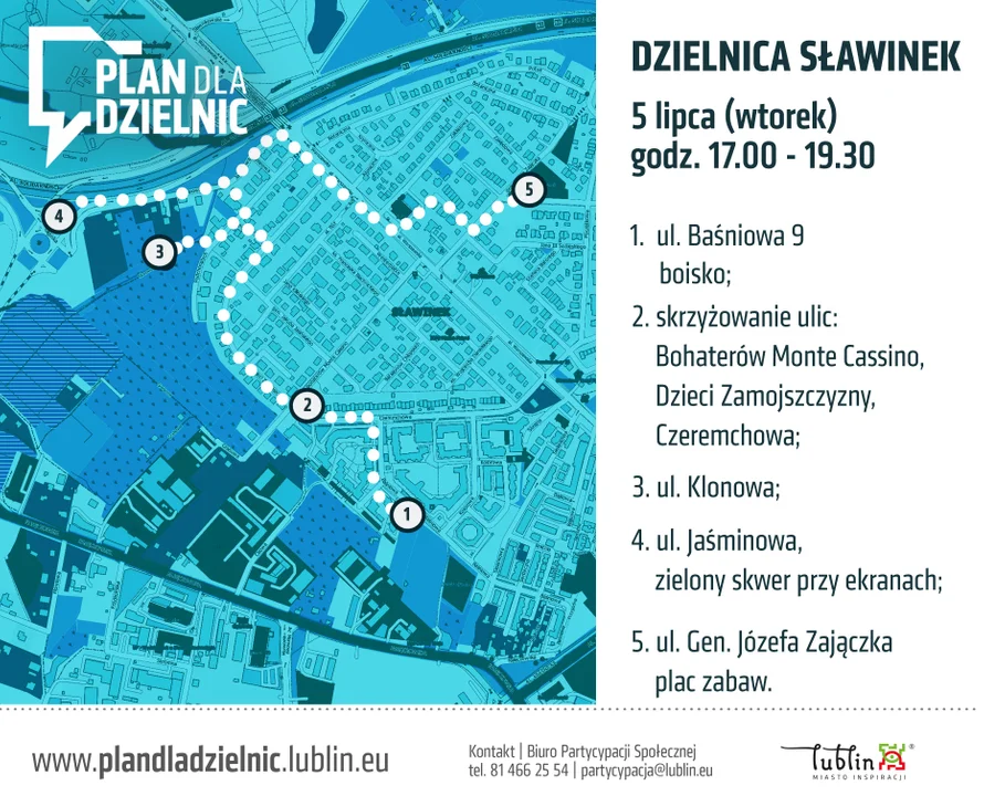 Lublin: Spacerem po Sławinku. Kolejne spotkanie w ramach Planu dla Dzielnic - Zdjęcie główne