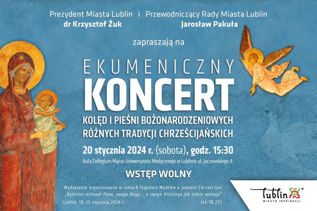 Lublin: Miasto zaprasza na koncert kolęd i pieśni różnych tradycji chrześcijańskich - Zdjęcie główne