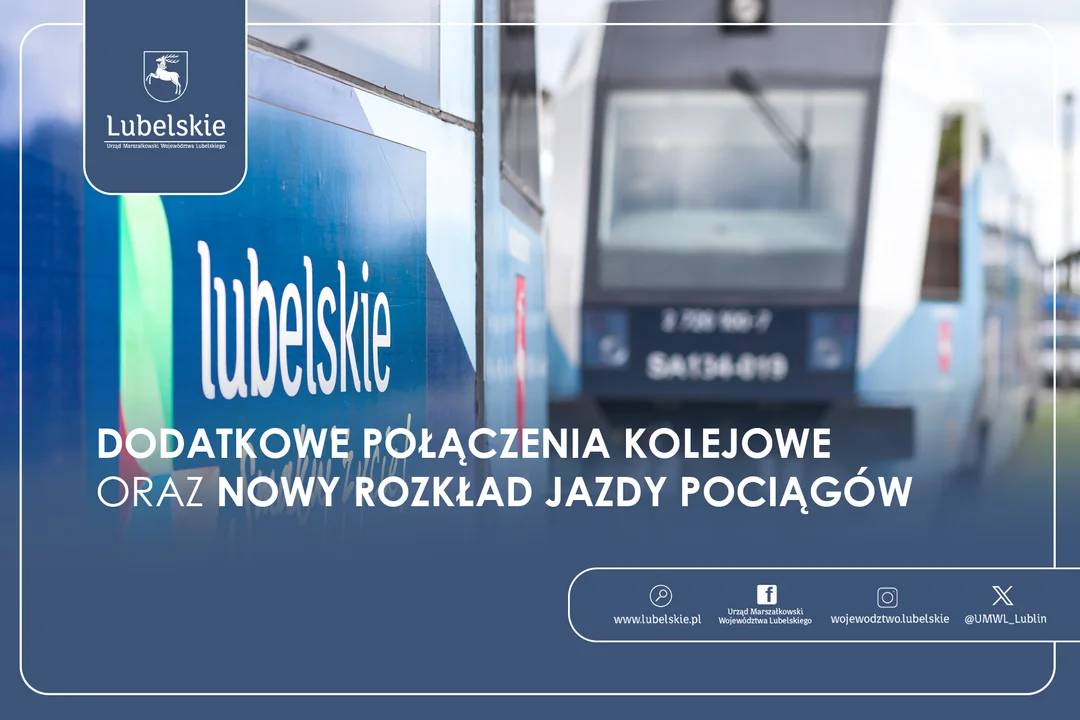 Kolej wprowadzi dodatkowe połączenia w Lubelskiem. Będą też promocyjne ceny biletów - Zdjęcie główne