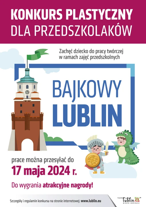 Ratusz ogłosił konkurs dla przedszkolaków. "Bajkowy Lublin" - Zdjęcie główne