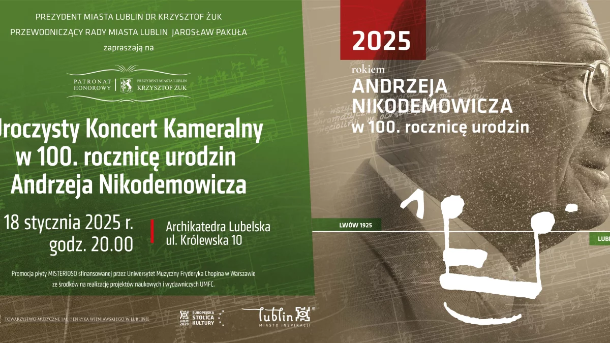 Lublin pamięta o wybitnym kompozytorze. 2025 jego rokiem - Zdjęcie główne