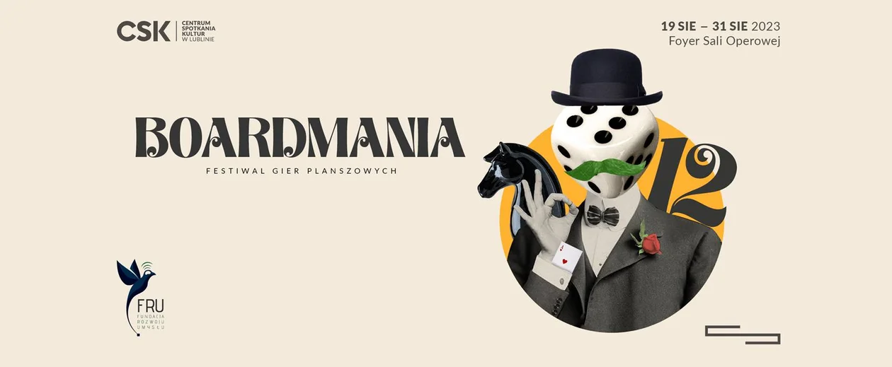 Boardmania 2023. 12 Festiwal Gier Planszowych w Lublinie (program) - Zdjęcie główne