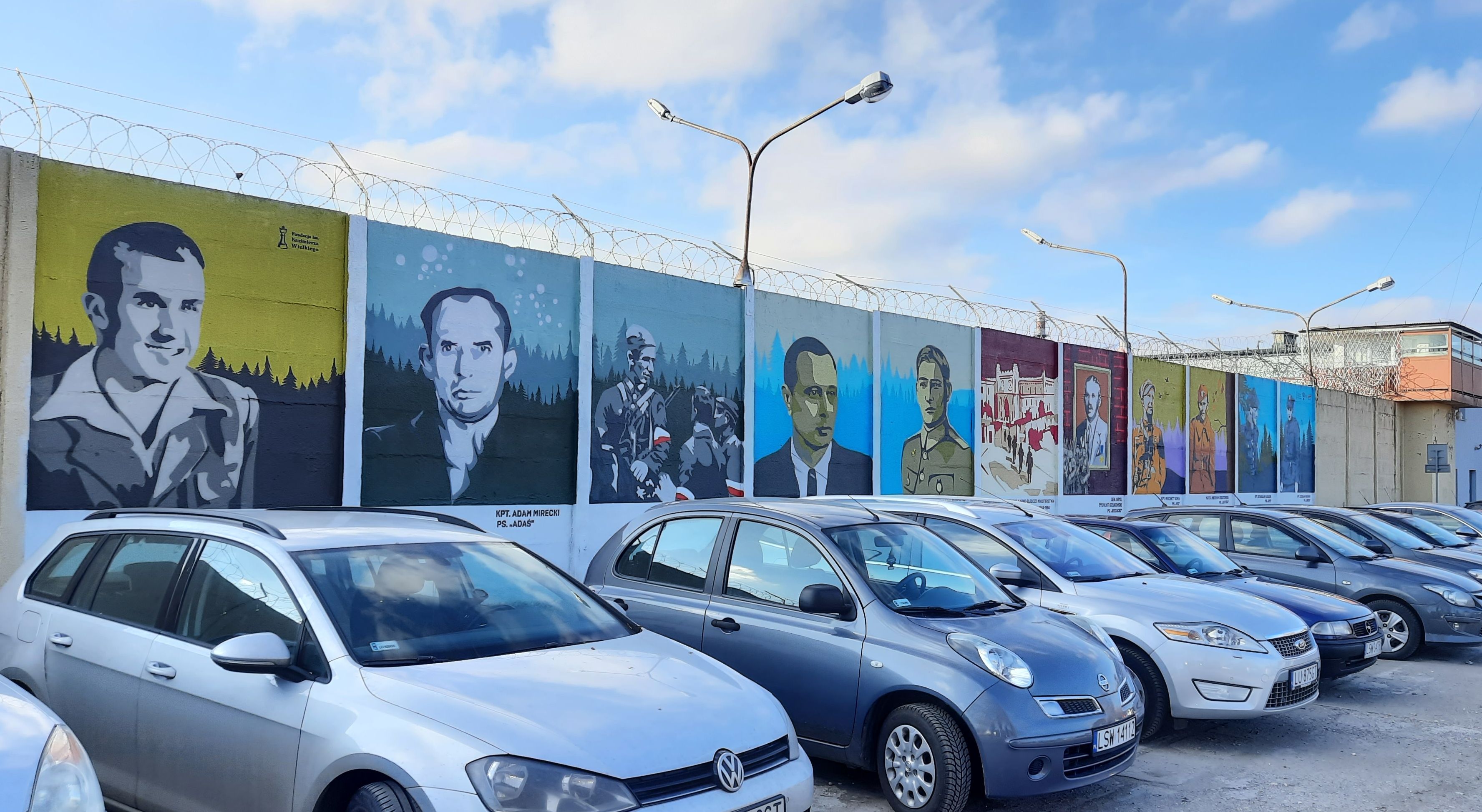 Murale z Żołnierzami Wyklętymi na Lubelszczyźnie. 3 nowe na ścianach zakładów karnych - Zdjęcie główne
