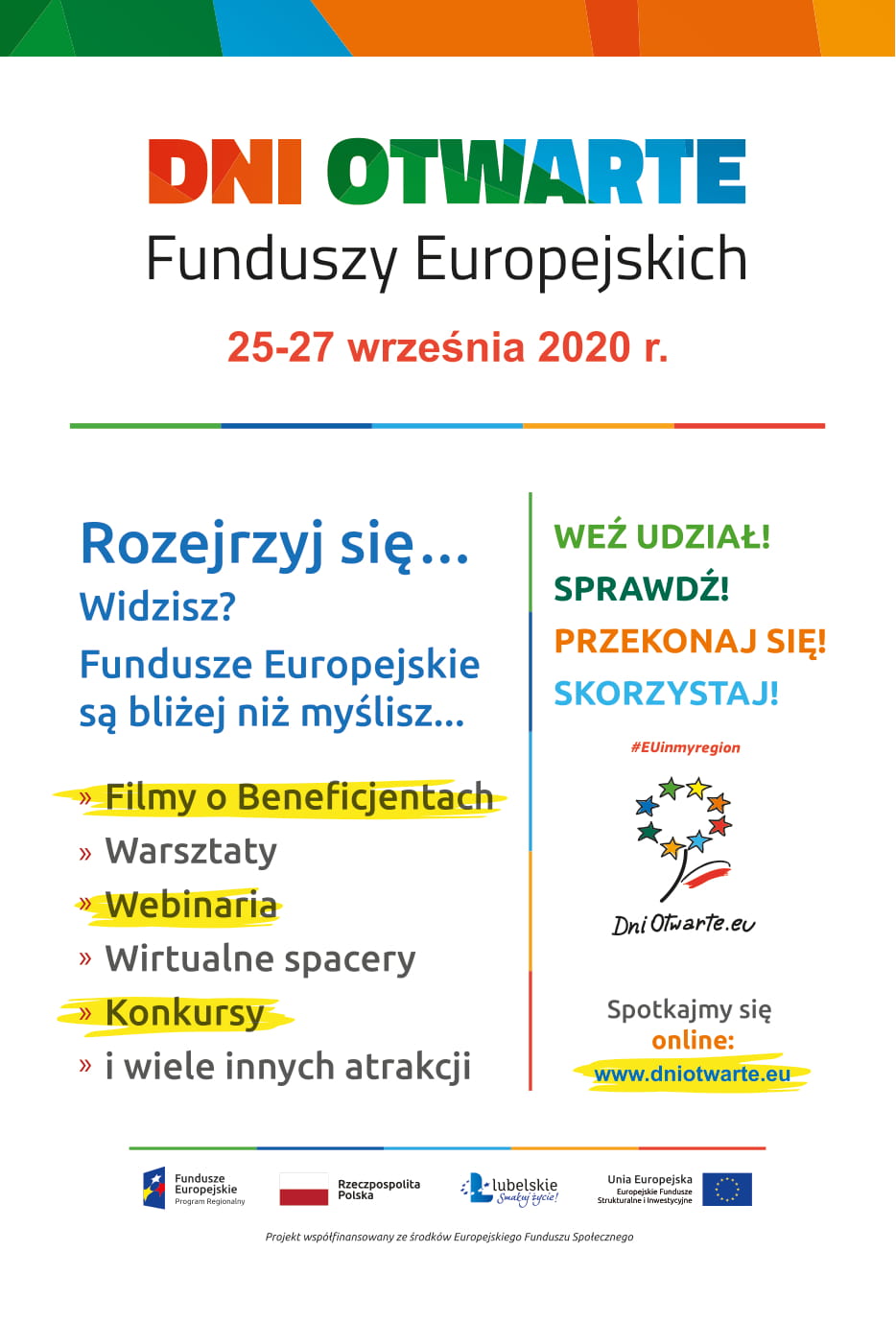 VII Lubelskie Dni Otwarte Funduszy Europejskich 2020. W programie: konkursy i podcasty z Tomaszem Knapikiem - Zdjęcie główne