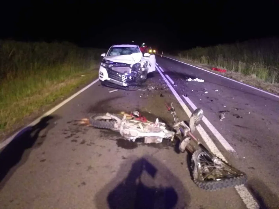 Powiat lubelski: Motocyklista zginął w wypadku - Zdjęcie główne