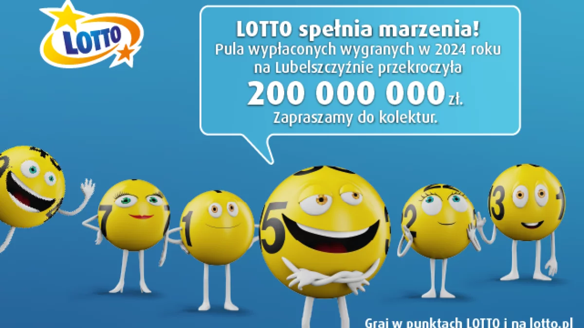 LOTTO spełnia marzenia! - podsumowanie wygranych na Lubelszczyźnie - Zdjęcie główne