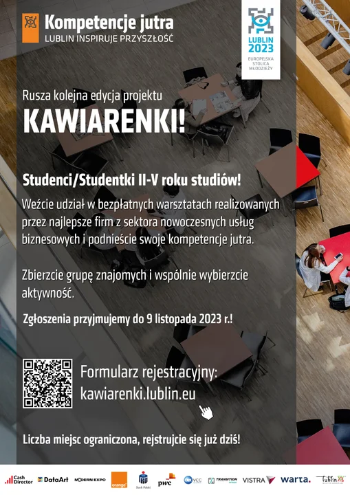 Lublin: Rusza jesienna edycja projektu "Kawiarenki". To akcja dla studentów - Zdjęcie główne