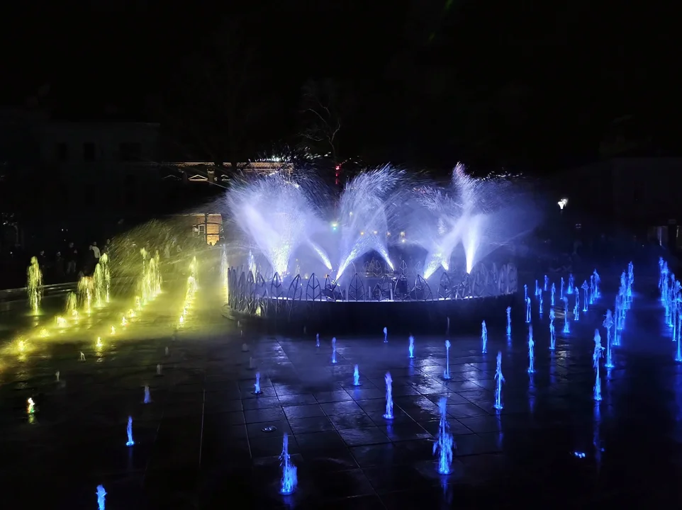 Majowy pokaz multimedialny na fontannie w Lublinie [ZDJĘCIA] - Zdjęcie główne