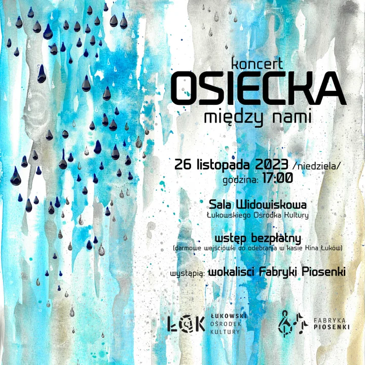 Koncert Fabryki Piosenki ŁOK „Osiecka między nami” - Zapowiedź - Zdjęcie główne