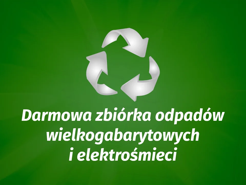 Łuków. Wiosenna zbiórka odpadów wielkogabarytowych i elektrośmieci - Zdjęcie główne