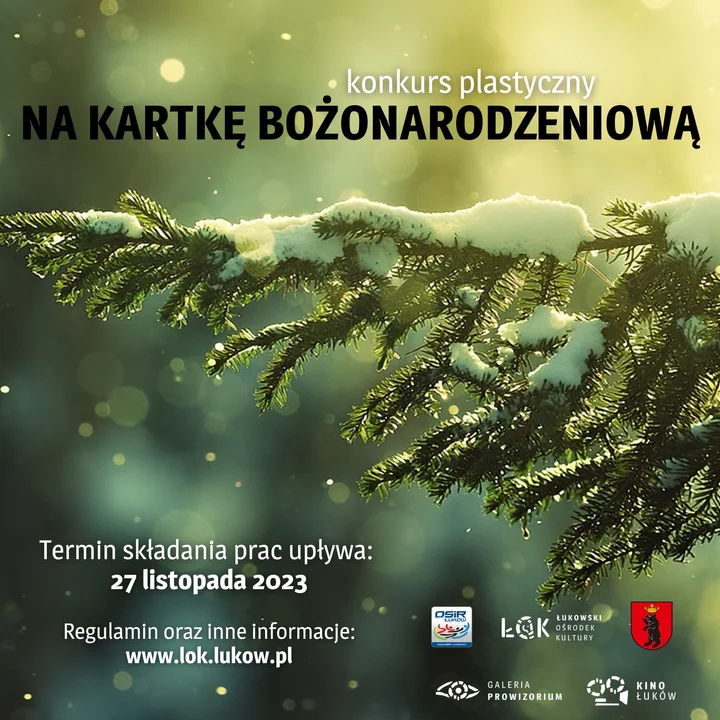 Konkurs plastyczny na Kartkę Bożonarodzeniową. Zapraszamy do udziału! - Zdjęcie główne