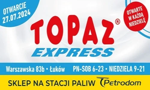 Wielkie otwarcie sklepu Topaz Express na stacji paliw Petrodom - Zdjęcie główne