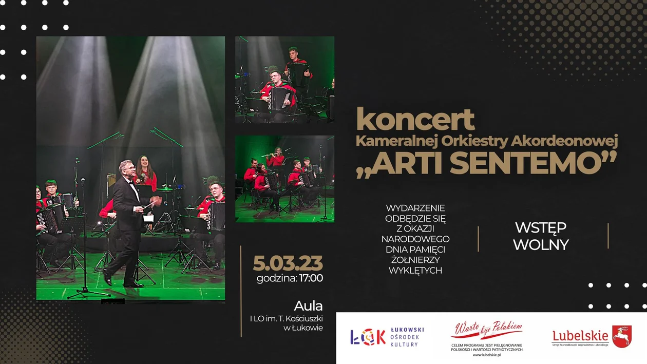 Koncert „Arti Sentemo" w Łukowie - Zdjęcie główne