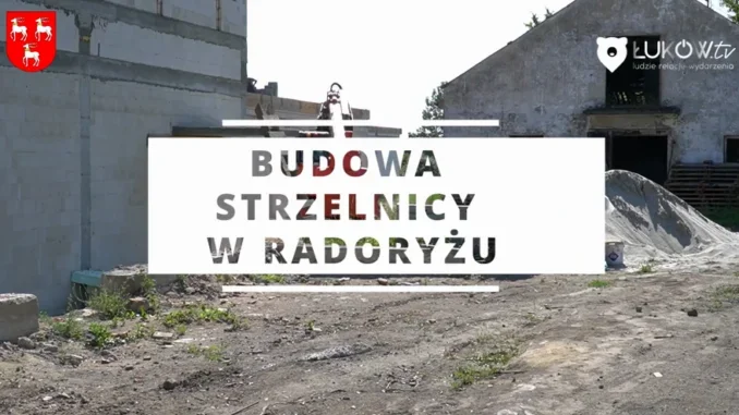 Zobacz postępy prac przy budowie strzelnicy w Radoryżu [WIDEO] - Zdjęcie główne