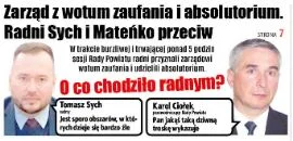 Zarząd z wotum zaufania i absolutorium. Radni Sych i Mateńko wytykają błędy - Zdjęcie główne