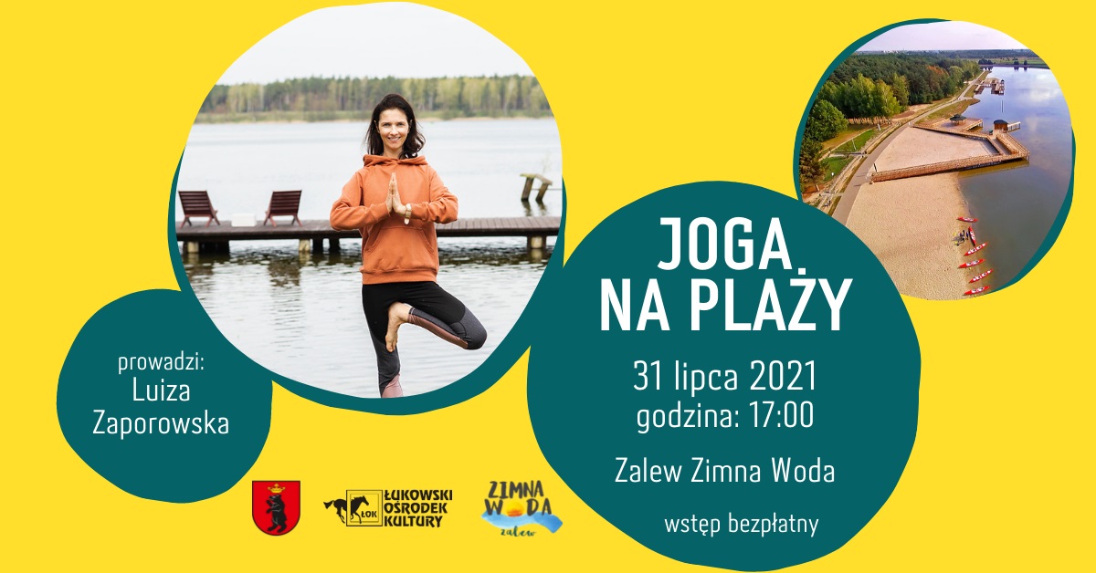 Joga na plaży nad Zalewem Zimna Woda. Relaks i poprawa kondycji - Zdjęcie główne