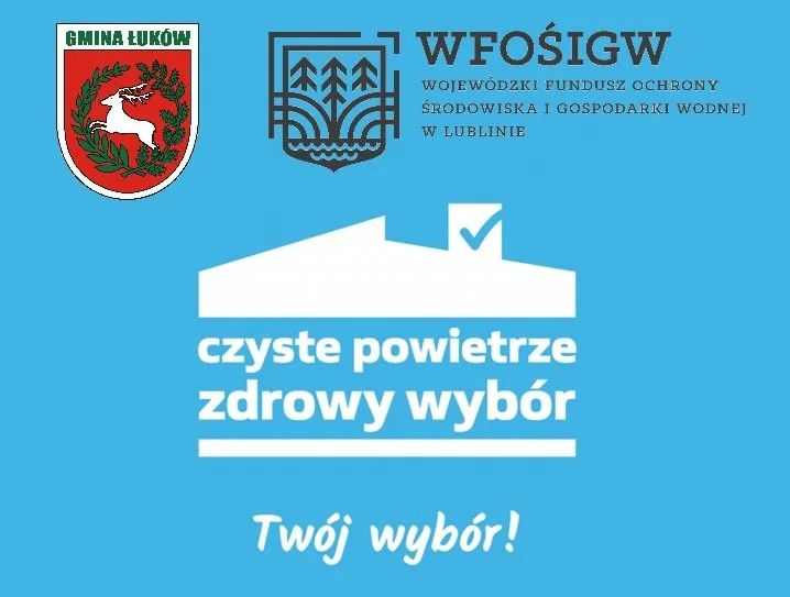 GMINA ŁUKÓW Spotkanie  na temat programu "Czyste Powietrze".  W poniedziałek 11 lipca   - Zdjęcie główne