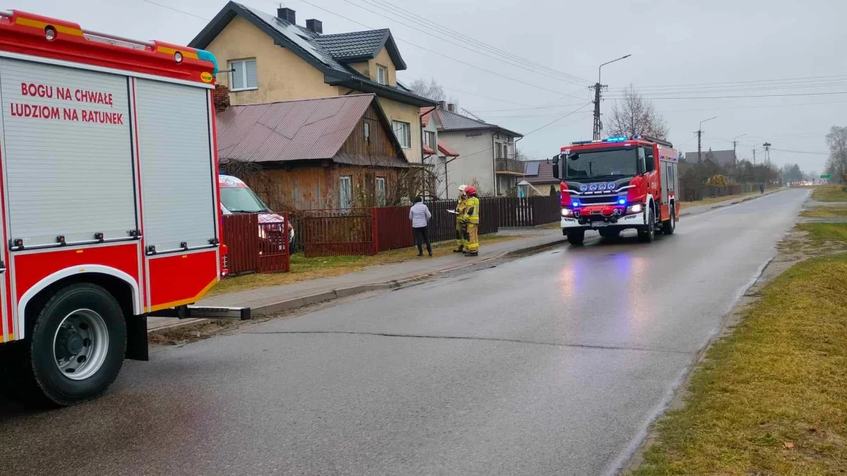 Strażacy wezwani do pożaru domu. - Zdjęcie główne