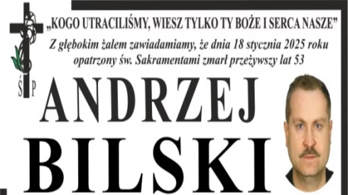 Nekrolog Ś.P. Andrzej Bilski - Zdjęcie główne