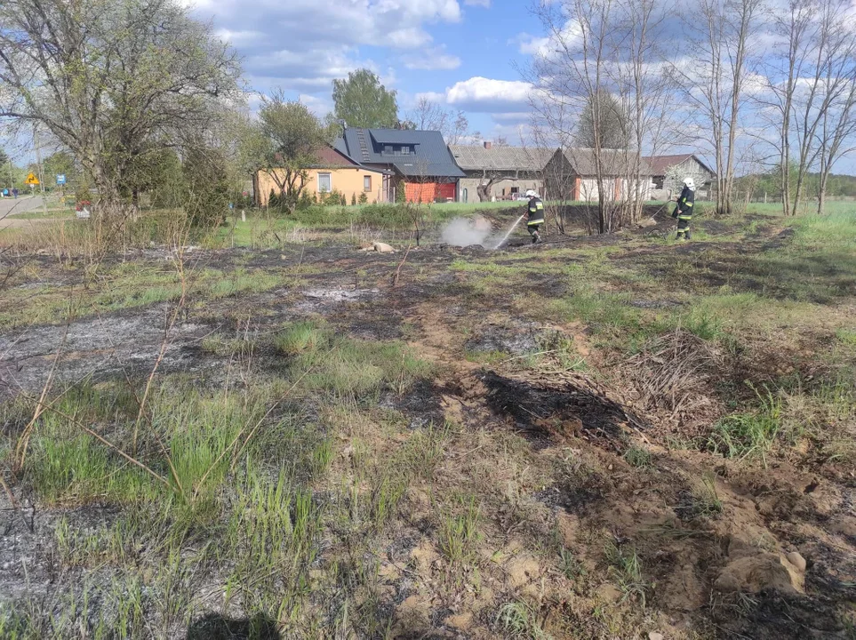 Seria pożarów w gminie Stoczek Łukowski - Zdjęcie główne