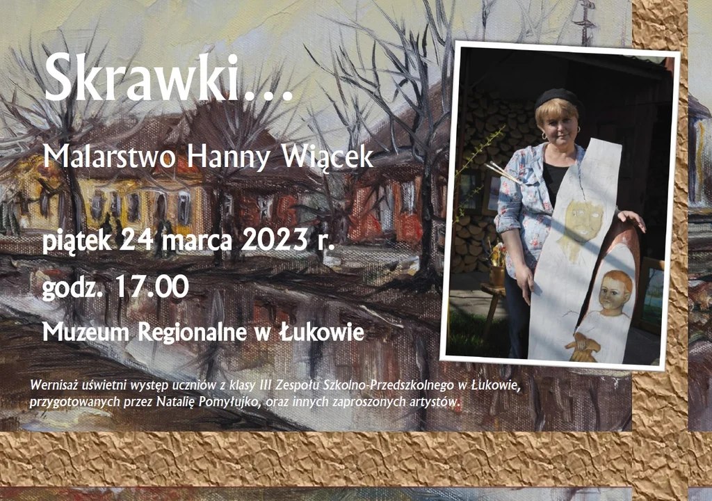 Wernisaż Hanny Wiącek w łukowskim muzeum - Zdjęcie główne