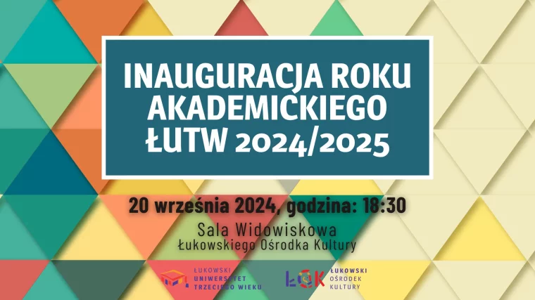 Seniorzy wracają do nauki. Inauguracja roku akademickiego ŁUTW w piątek - Zdjęcie główne