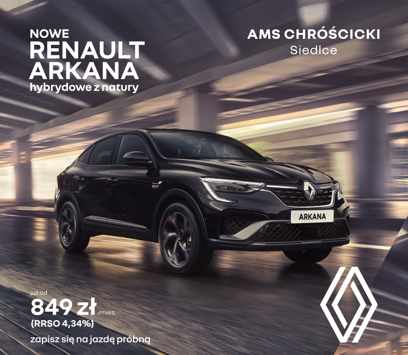 Nowy Renault Arkana w AMS Chróścicki - Zdjęcie główne