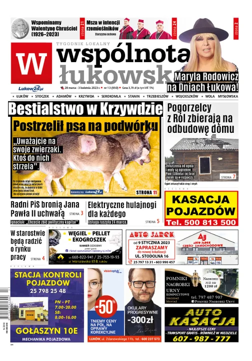 Najnowszy numer Wspólnoty Łukowskiej (28 marca 2023r) - Zdjęcie główne