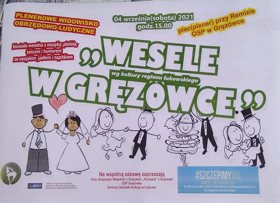 Wesele w Gręzówce - zaproszenie na festyn i szczepienie  - Zdjęcie główne