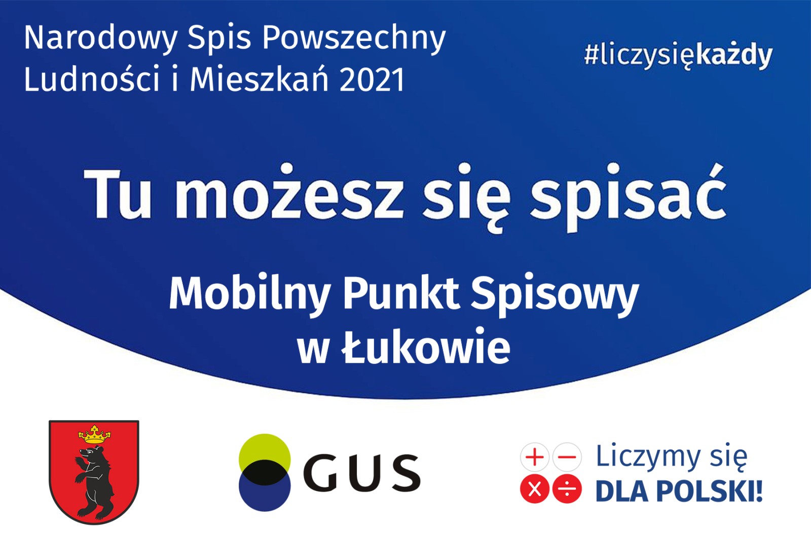 ŁUKÓW. Dziś można się spisać "na mieście" (WAŻNE)  - Zdjęcie główne