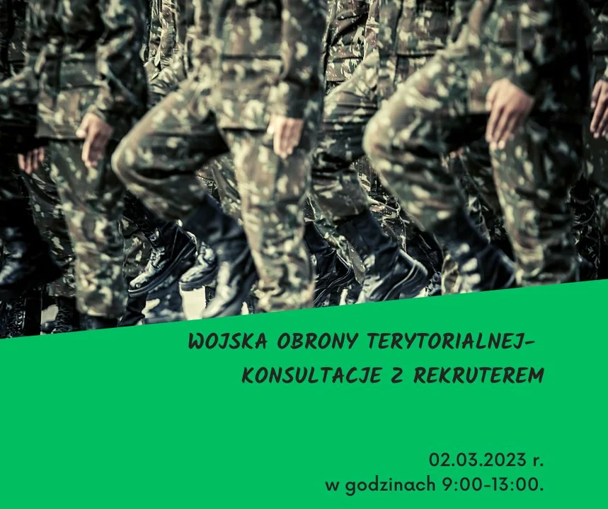 Wojska Obrony Terytorialnej- konsultacje z rekruterem w PUP w Łukowie - Zdjęcie główne