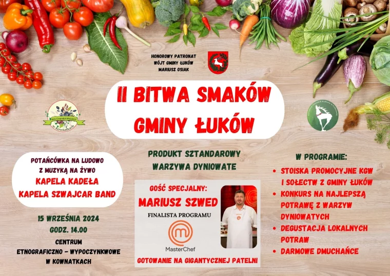 Masterchef ugotuje w Łukowie! W czasie wydarzenia będą oceniać dania dyniowate - Zdjęcie główne