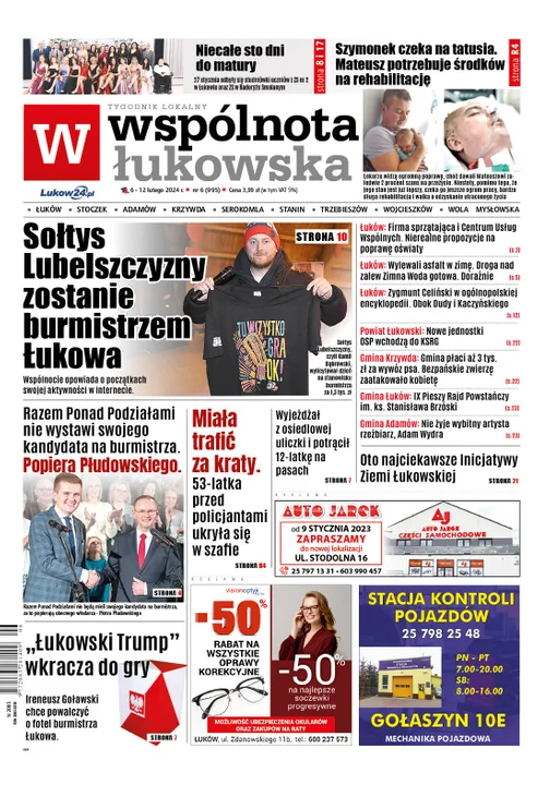 Najnowsze wydanie Wspólnoty Łukowskiej 6 lutego 2024r - Zdjęcie główne