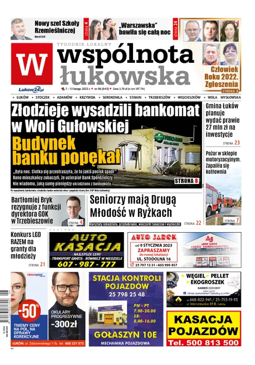 Najnowszy numer Wspólnoty Łukowskiej (7 lutego 2023) - Zdjęcie główne