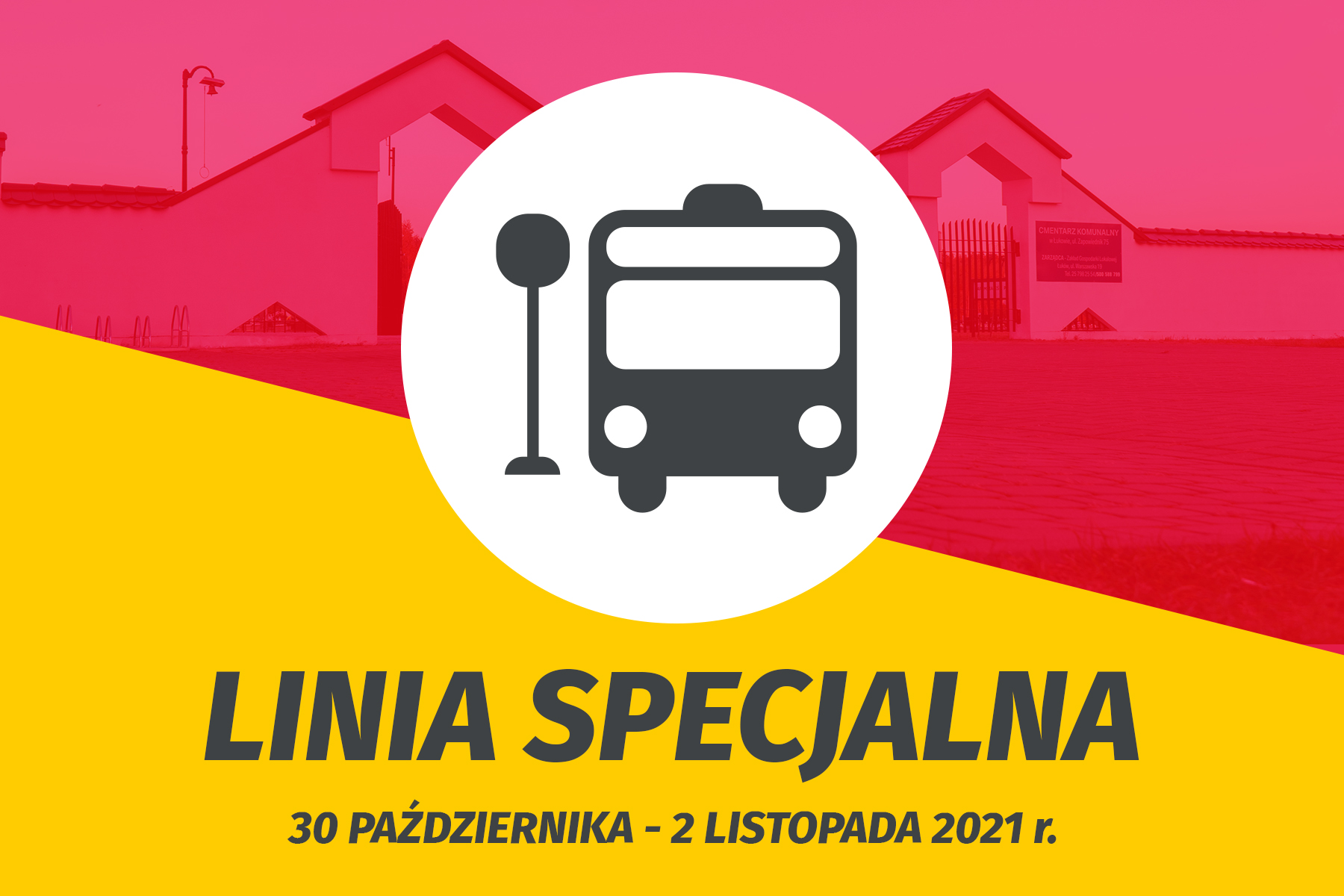 ŁUKÓW. Na Wszystkich Świętych autobusem (ROZKŁAD JAZDY) - Zdjęcie główne