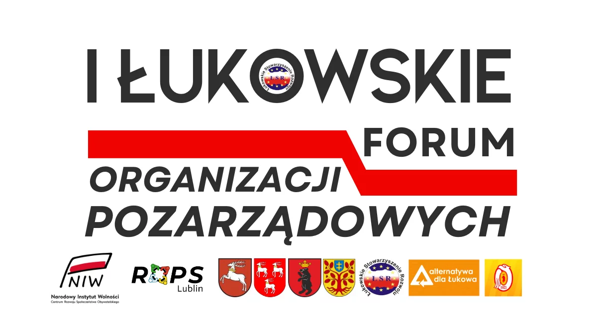 Zaproszenie na I Łukowskie Forum Organizacji Pozarządowych - Zdjęcie główne