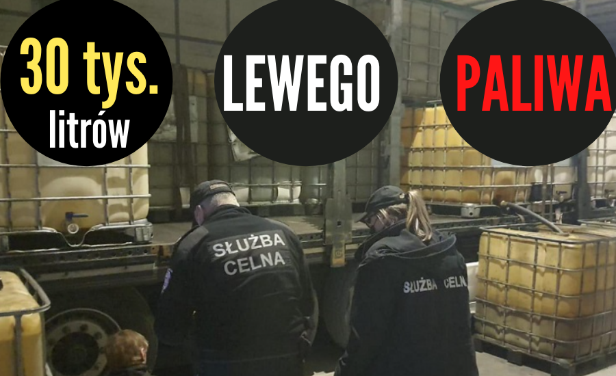 POWIAT 30 TYS. LITRÓW LEWEGO PALIWA (WIDEO) - Zdjęcie główne