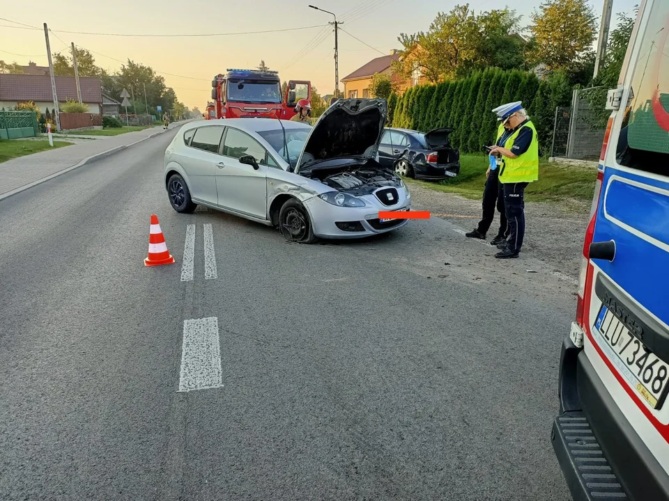 Wypadek w Dąbiu. Jedna osoba poszkodowana - Zdjęcie główne