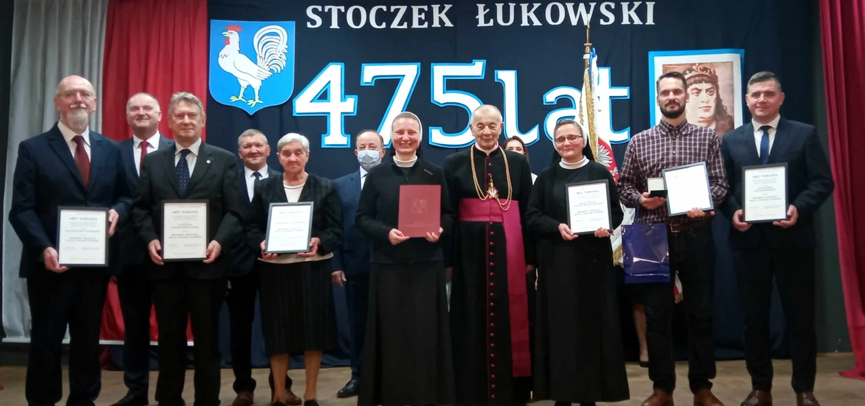 STOCZEK ŁUKOWSKI. 475-lecie Miasta. Uhonorowali bohaterów (ZDJĘCIA) - Zdjęcie główne