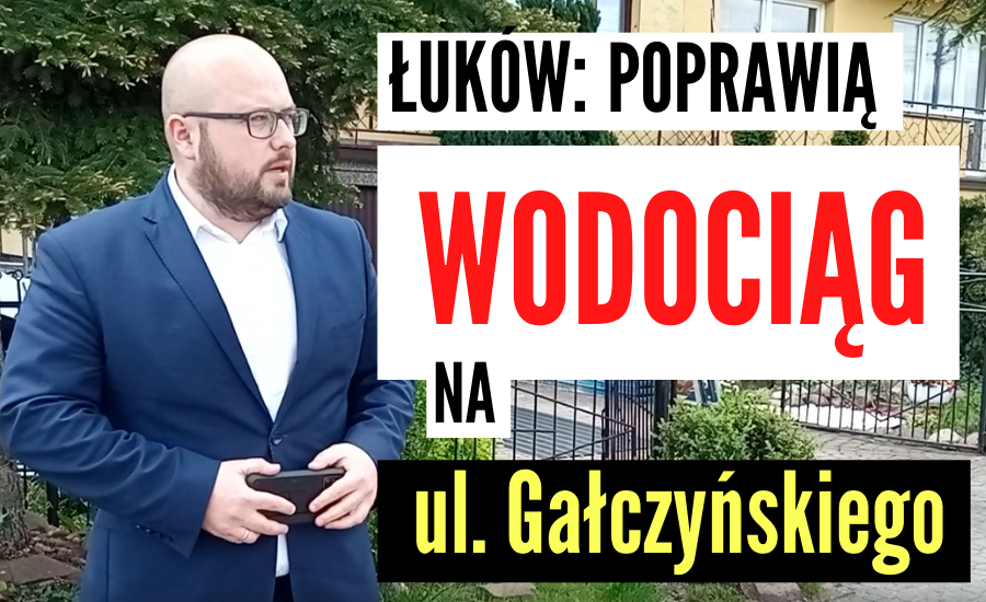 ŁUKÓW Będzie modernizacja wodociągu (WIDEO) - Zdjęcie główne