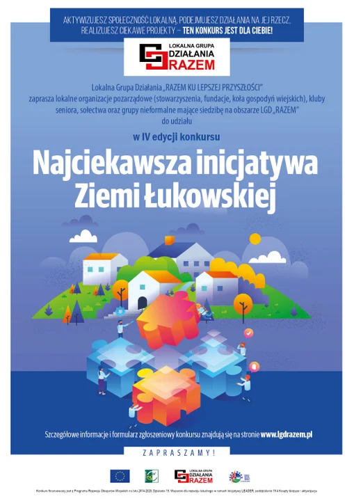 LGD RAZEM ogłasza konkurs pod hasłem „Najciekawsza Inicjatywa Ziemi Łukowskiej” . Zgłoszenia do 2 grudnia - Zdjęcie główne