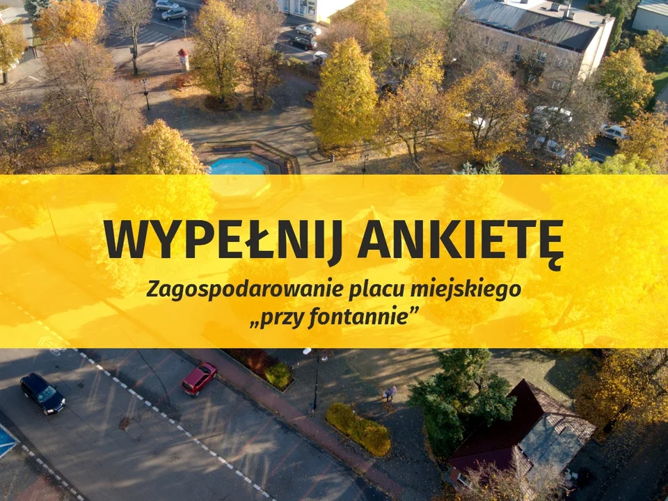 Zapraszamy do wypełnienia ankiety dotyczącej skweru "Przy Fontannie" w Łukowie - Zdjęcie główne