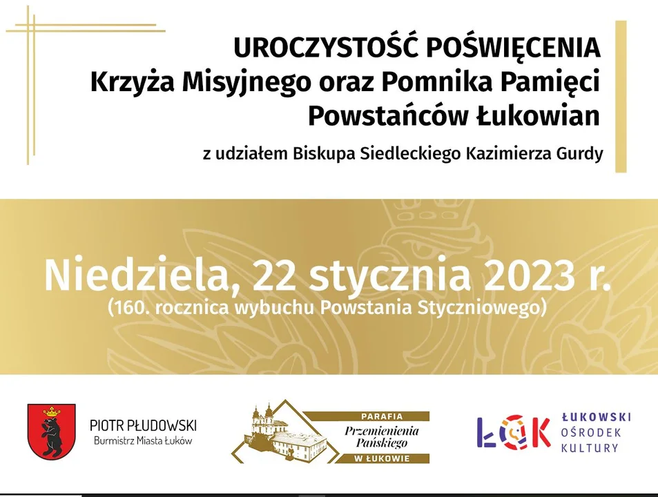 Uroczystości na Placu Narutowicza. Biskup poświęci Krzyż Misyjny oraz pomnik Powstańców Styczniowych - Zdjęcie główne