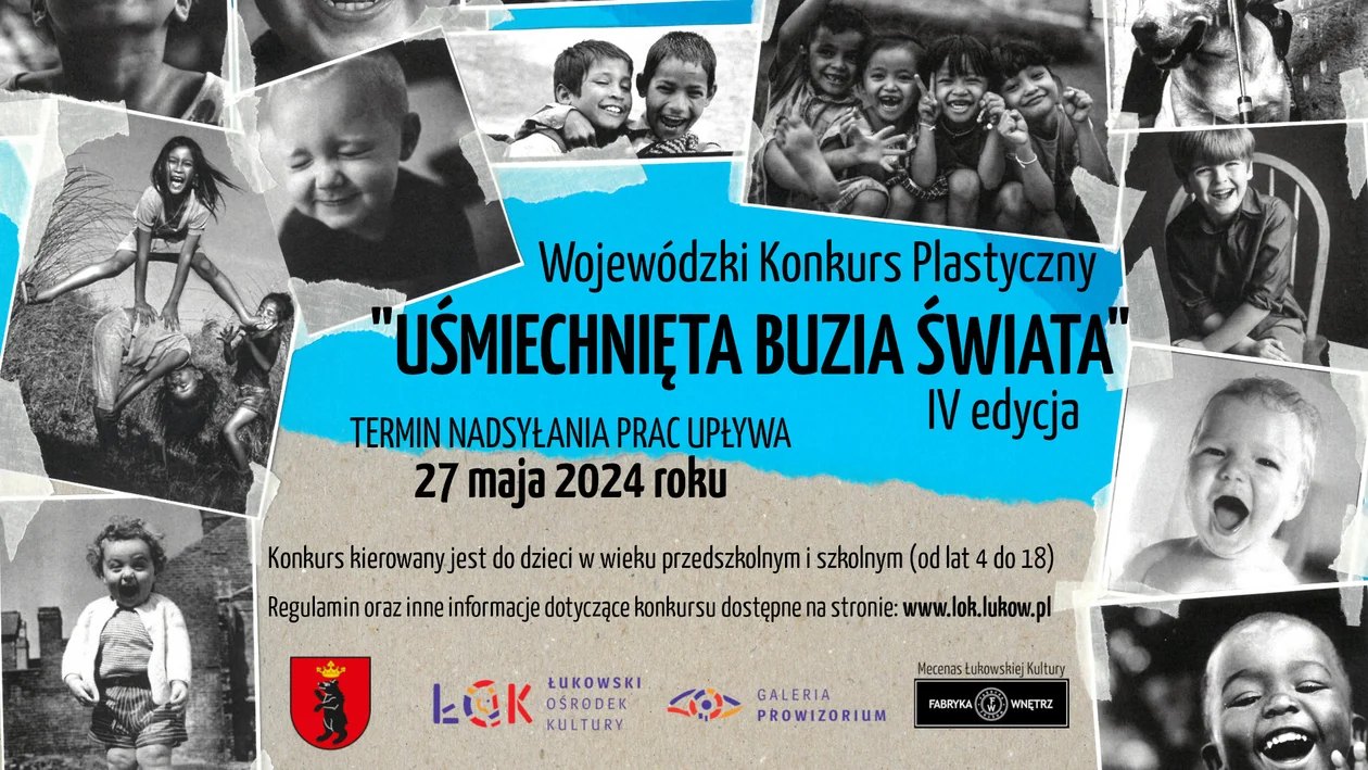 IV Wojewódzki Konkurs Plastyczny „Uśmiechnięta Buzia Świata”. Zgłoszenia do 27 maja - Zdjęcie główne