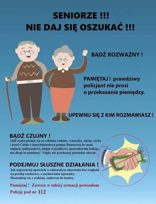 Staruszka ratowała syna przed rzekomym aresztem, oddała fałszywej pani adwokat 20 tys. zł - Zdjęcie główne