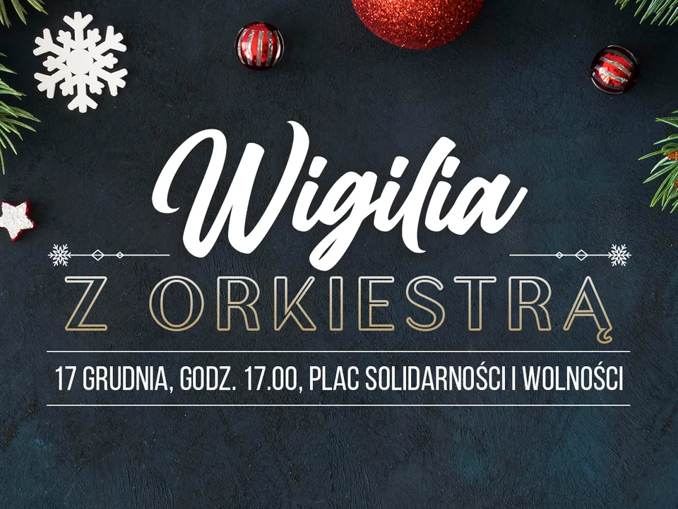 Miejska Wigilia już w  sobotę 17 grudnia. Opłatek na Placu Solidarności i Wolności - Zdjęcie główne