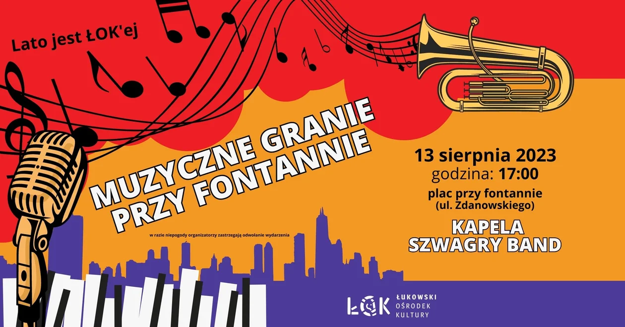 Zapraszamy na muzyczne granie przy fontannie - Zdjęcie główne