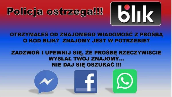 Łuków: Oszuści wyłudzili pieniądze od kolejnych osób. Metodą "na BLIK" - Zdjęcie główne