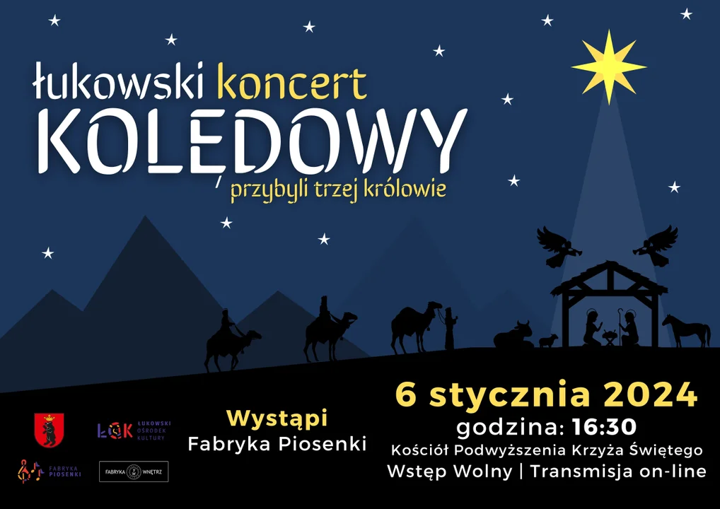 Kolędujmy razem wraz z Nowym Rokiem! Najpiękniejszy Łukowski Koncert Kolędowy już 6 stycznia - Zdjęcie główne